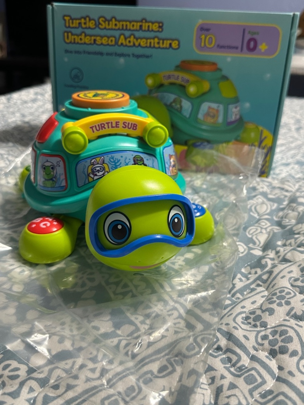 Turtle Sub Undersea Adventure Kids Toy - Green